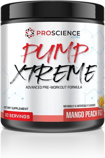PRO SCIENCE NUTRA Proscience Pump Xtreme (30 Servings): The Ultimate Pre-Work...