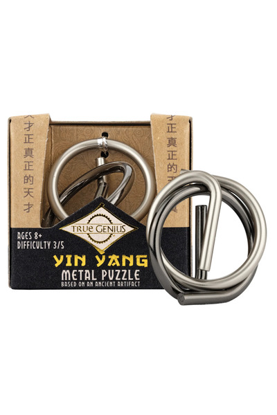 Project Genius Joc de logică metalică IQ - Yin Yang