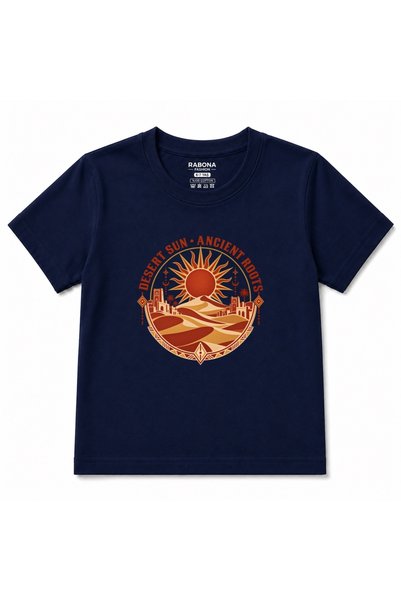 Rabona Fashion Desert Sun Ancient Roots Heritage Graphic Kids T-Shirt
