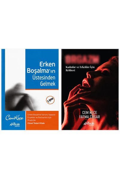 Pusula Yayıncılık SET - Erken Boşal manın Üstesinden Gelmek - O RGAZM - 2 Kitap SET - Dr. Cem Keçe - Fatma Çoşar