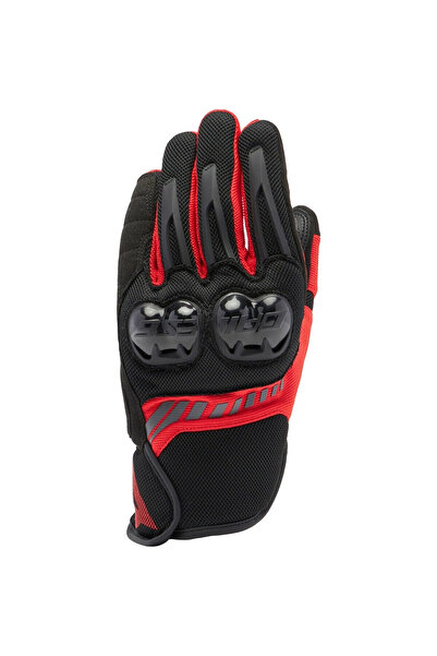 Dainese Mănuși Mig 3 Air Tex Negre Roșii Lava