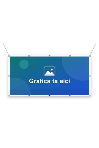 ShopPrint Banner PVC personalizat cu grafica ta, 200x100 cm, frontlit 440 g, ...