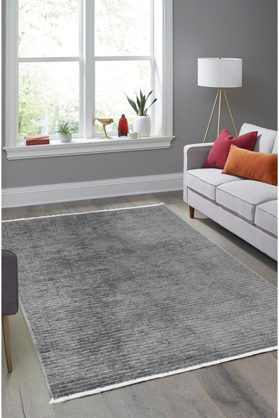 WOOF HOME Yıkanabilir Kaydırmaz, Pamuk Dokuma, Premium Kalite Salon&mutfak&yemek Odası Kilimi