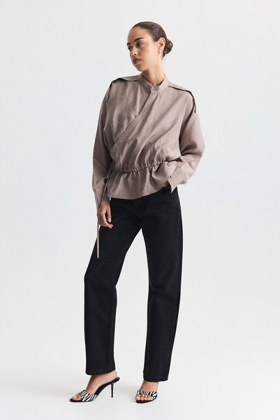 Antioch High Waist Straight Fit Jeans