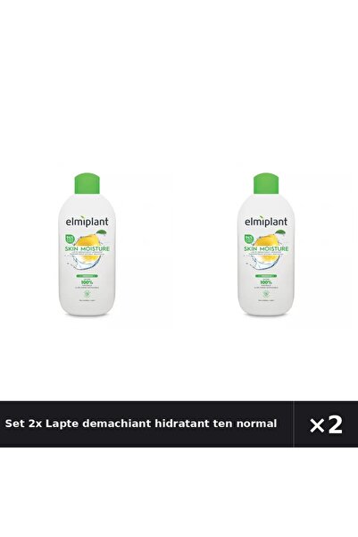 ELMIPLANT Set 2x Lapte demachiant hidratant ten normal mixt Skin Moisture, 20...