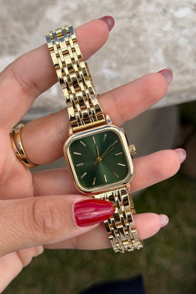 COLESİUM Kare Kasa Kadın Kol Saati – Çelik Kordon Minimal Vintage Tasarım