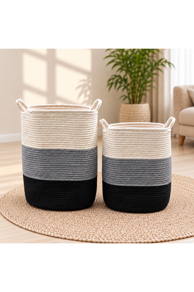 Binown Laundry Basket Set 2 Pieces