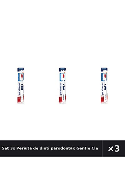 Parodontax Set 3x Periuta de dinti Gentle Clean Extra Soft