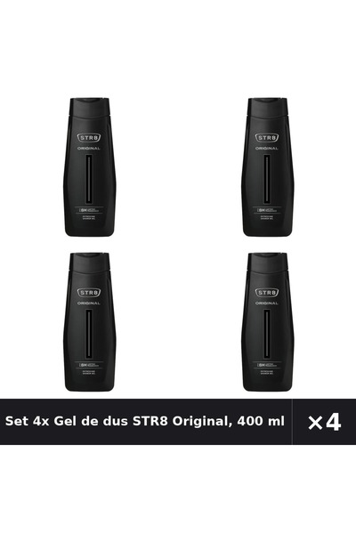 str8 Set 4x Gel de dus Original, 400 ml
