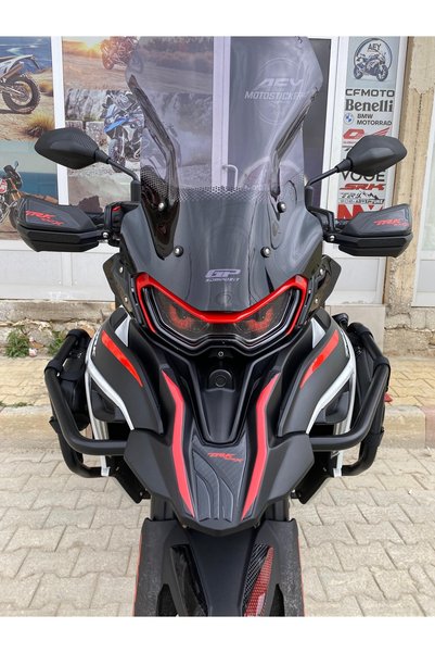 AEY Motosticker42 Benelli TRK702X Uyumlu Far Gözü Sticker Işık Geçirir Baskı