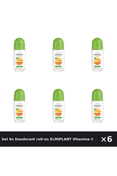 ELMIPLANT Set 6x Deodorant roll-on Vitamina C, 50ml
