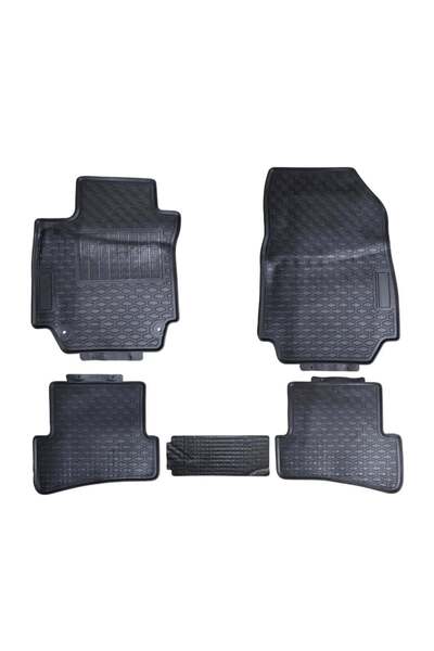 DELUXETUNING Covorase auto cauciuc compatibile cu Renault Captur 2013-2019