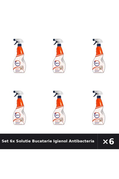Igienol Set 6x Soluție Bucătărie, 750ml
