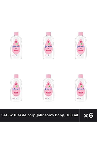 Johnson's Baby Set 6x Ulei de corp Johnson's Baby, 300 ml