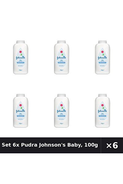 Johnson's Baby Set 6x Pudră Johnson's Baby, 100g