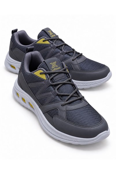 CCWAY AYAKKABI Side Striped Men's Sports Shoes Smoked Yellow