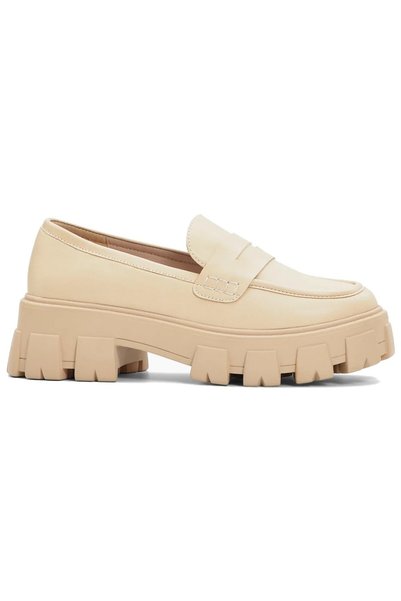 Permani Pantofi Parma Mocasini Loafers Bej 40