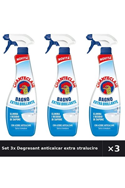 Chanteclair Set 3x Degresant anticalcar extra stralucire Chanteclair, pentru ...