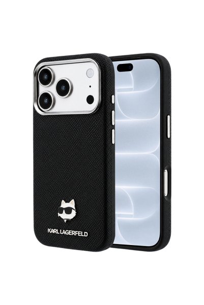 Karl Lagerfeld Husă MagSafe pentru Apple iPhone 18 Pro / 17 Pro, cu textură g...