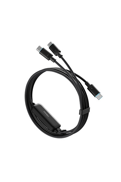 Cuktech Cablu Date si Incarcare USB-C - 2 x USB-C C2C615, 140W, 1.5m, Negru C...