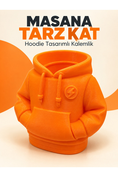 Genel Markalar Hoodie Tasarımlı Masaüstü Kalemlik Ve Organizer