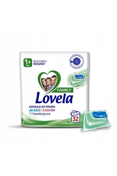 LOVELA Capsule de rufe hipoalergenice pentru familie, pentru alb și colorate,...