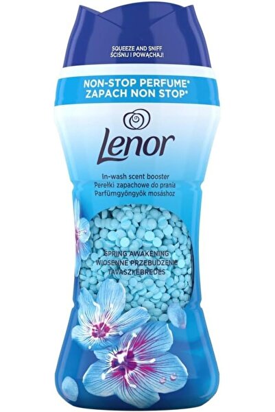 lenor حبيبات عطرية للغسيل 195 جرام، رائحة استيقاظ الربيع، عطر يدوم حتى 12 أسب...