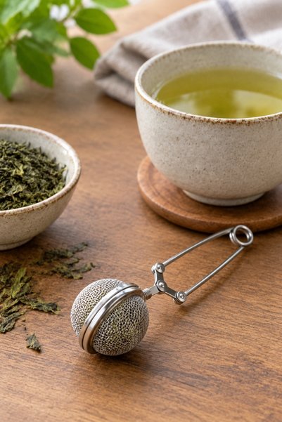 viracasa Maşalı Bitki Çayı Demleme Süzgeci Paslanmaz Çelik 5 cm Top Çay Süzgeci