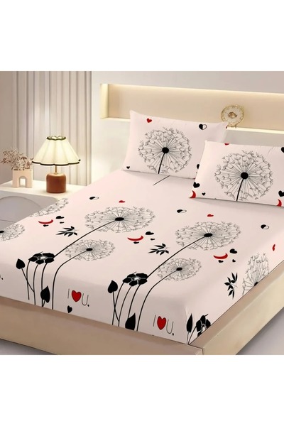 Ralex Set cearșaf cu elastic și 2 fețe de pernă, finet, 160x200 / 180x200 cm,...
