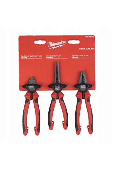 Milwaukee Set de clești universali 180mm, deschidere laterală 160mm, lungime ...