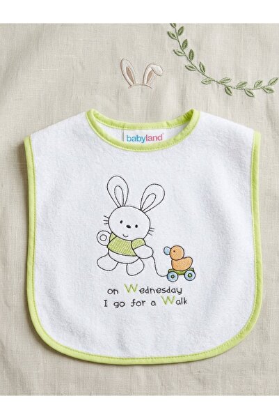 Moje Pink Towel Baby Bib - Cute Cat Pattern (Outlet / Warehouse Outlet - Slig...