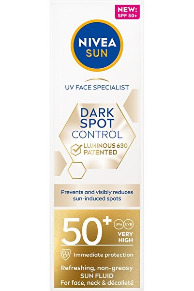 Nivea Sun Control pete LUMINOUS 630 SPF 50+, 40 ml