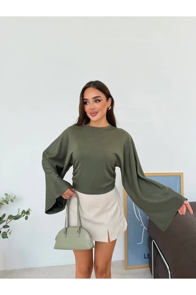 Aryesa butik 2010 Yarasa kol belden oturmalı bluz