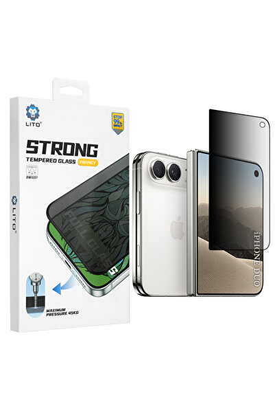 Lito Privacy D+ Max Strong Screen Protector for Apple iPhone Duo, Tempered Glass