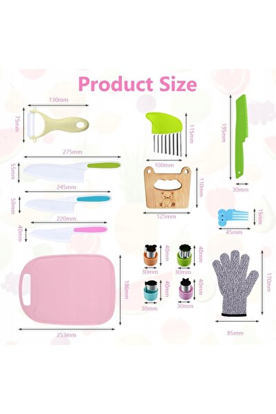 NO BRAND ACCESORII KUCHENNE PENTRU SETUL DE COPII Montessori 24 ELEMENTE XXL ...