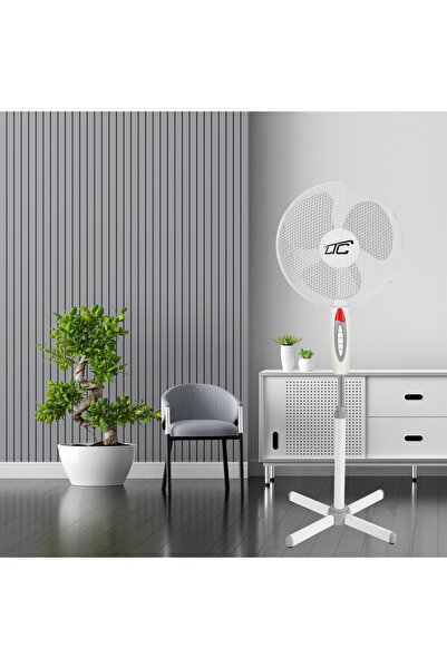 LTC WIATRAK VENTILATOR DE PARDOSEALĂ PUTERNIC 50W CU Zgomot Redus ROTATIV / 2...