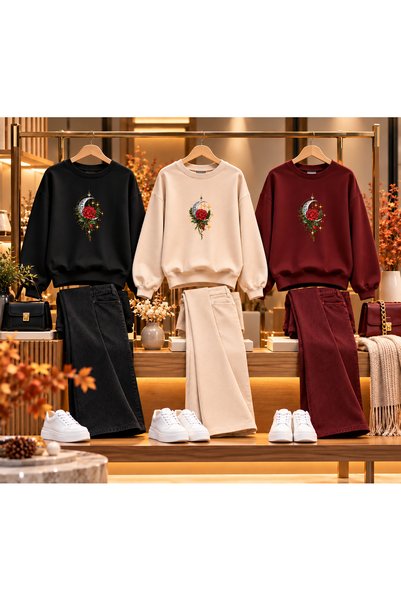 HUMAN LOVE Super 3-Pack Unique Design Sweatshirt