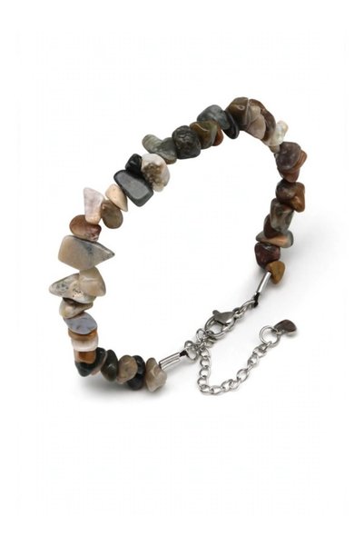 Generic Brand Ocean Jasper Natural Stone Bracelet