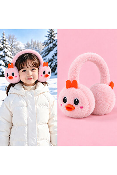 synshop Cute Duck Lalafan Roz Băieți Adolescenți Fete Copii Căști de urechi d...