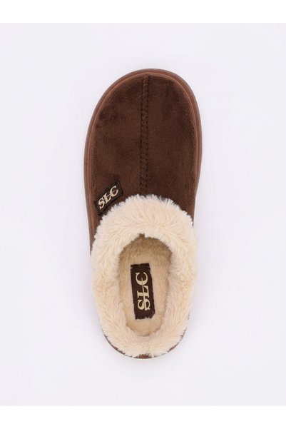 VANONE Plush House Slippers with Fur Inside, Warm Sole, Comfortable Winter Slippers, Non-Slip Sole