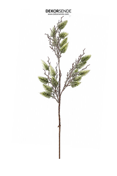 Dekorsende Božićna ukrasna grana, bor, čempres, ukras, matirana, 80 cm