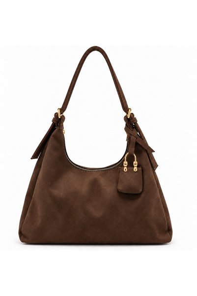 ELAN COLLECTİON Kadın Çanta Lüx Süet Model Mini Cüzdan Aksesuar Ayarlanabilir...