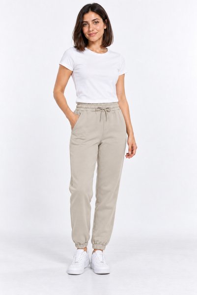 ODİN ATLAS Women's Stone Sweatpants Soft 3-Yarn Elastic Cuffs