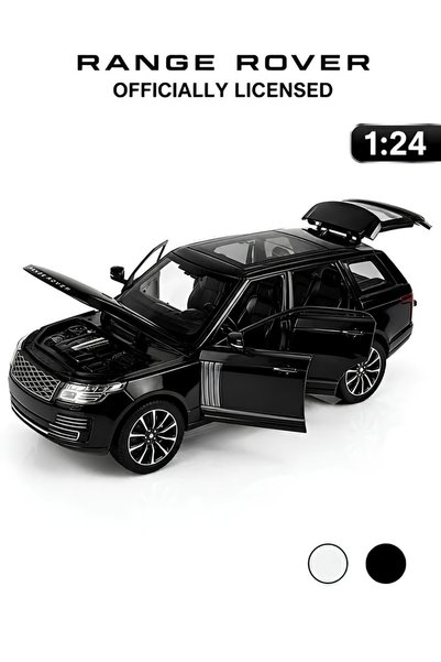 ÖZ OFİS Lisanslı 1/24 Ölçek Range Rover 50. Yıl SUV Cam Tavan Full Detaylı Me...