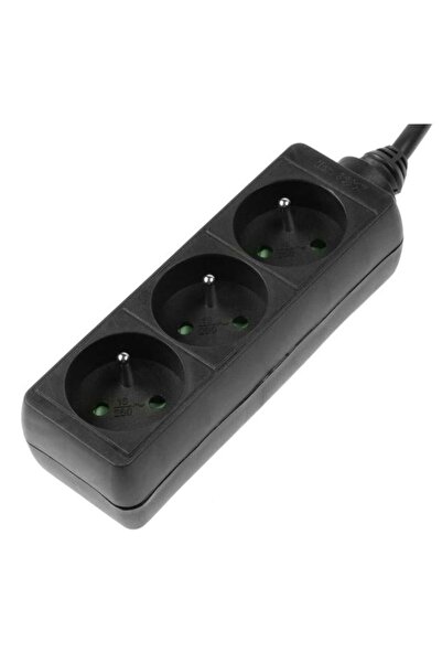 Hama Prelungitor Standard 3 prize, 3m Negru P2223743