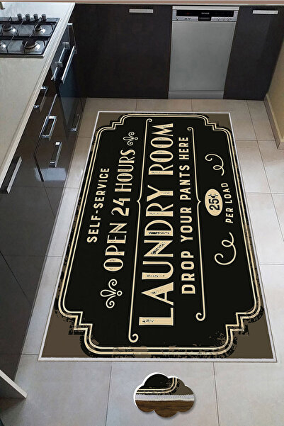 Asi Home Covor WOOKECE207 945HFT1706, 60x100 cm, 100% Poliester, Fir 8 mm, Ba...
