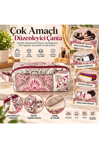 ALLİNA BAGS ATELIER Makyaj Çantası ve Organizer