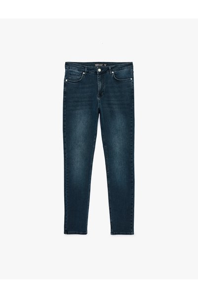 Koton Normal Waist 5-Pocket Cotton Skinny Jean Trousers - Michael Jean
