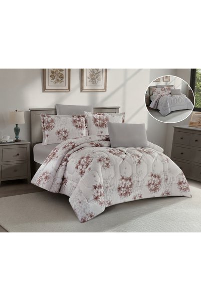 QIMMAH Nefren Summer Air Filled Mattress with Fixed Filling - 6 Pieces - 200*200 - Nefren Summer Air Filled Bed Sheet