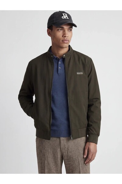Jack & Jones Erkek Yeşil Jjebrooklyn Bomber Sn Ceket